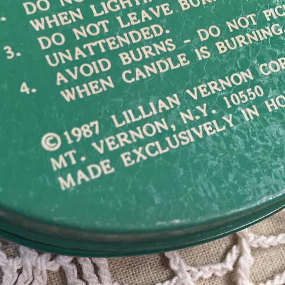 Vintage Christmas Puffy Stickers And Candle Tin NOS 1980s - Picture 6 of 17